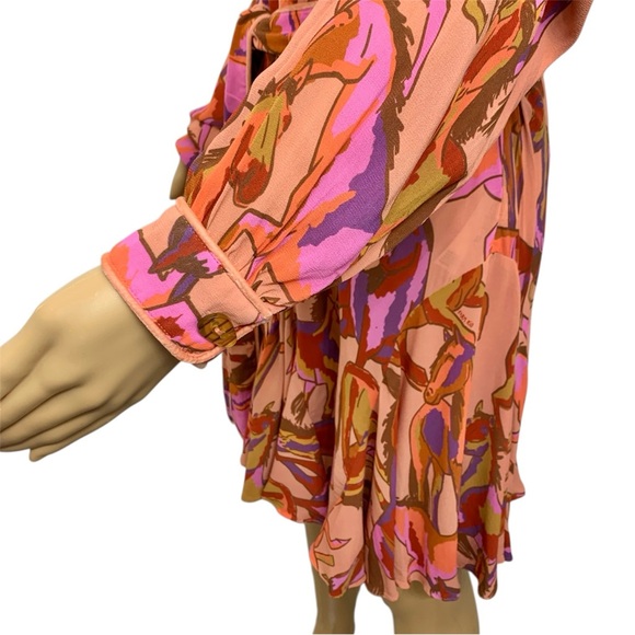 FARM Rio Multicolor Long Sleeve Dress - Picture 10 of 15